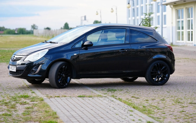 Opel Corsa cena 15498 przebieg: 205500, rok produkcji 2012 z Konin małe 277